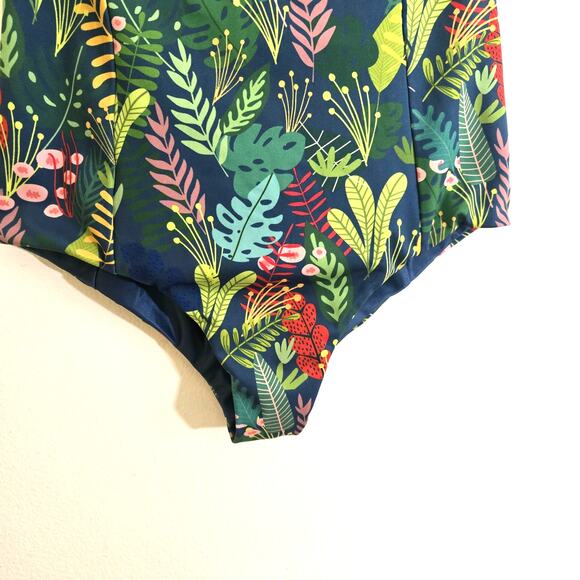 Cocopalm One Piece Jungle Corset Maillot Swimsuit Size S - Picture 5 of 9
